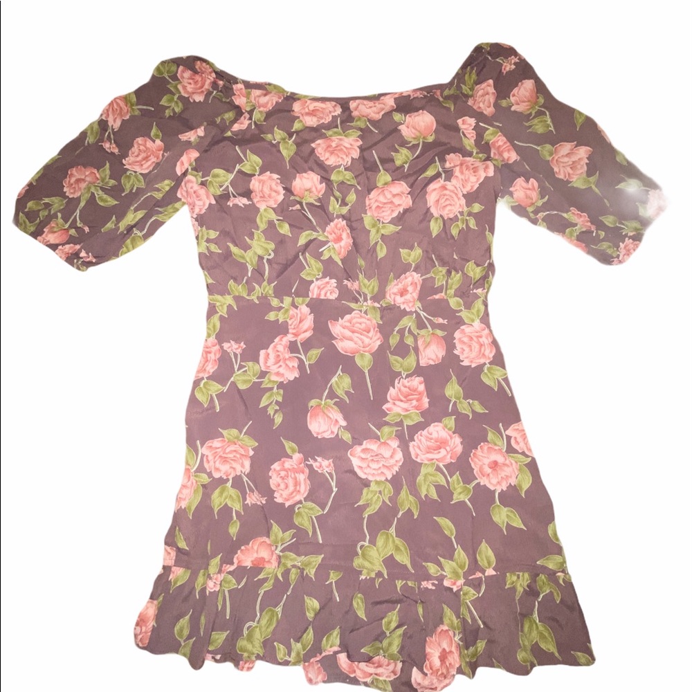 FLYNN SKYE pink and purple dress